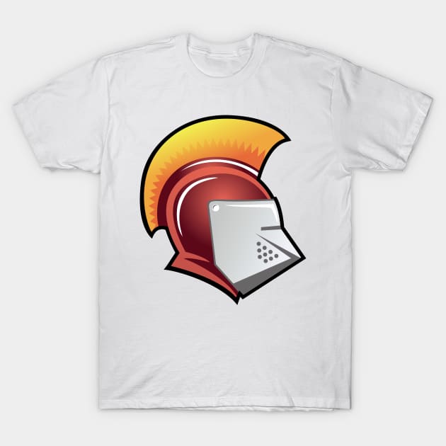 Armored Helm T-Shirt by SWON Design